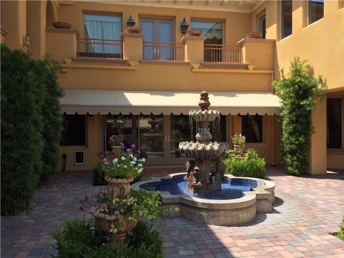 House with Fountain