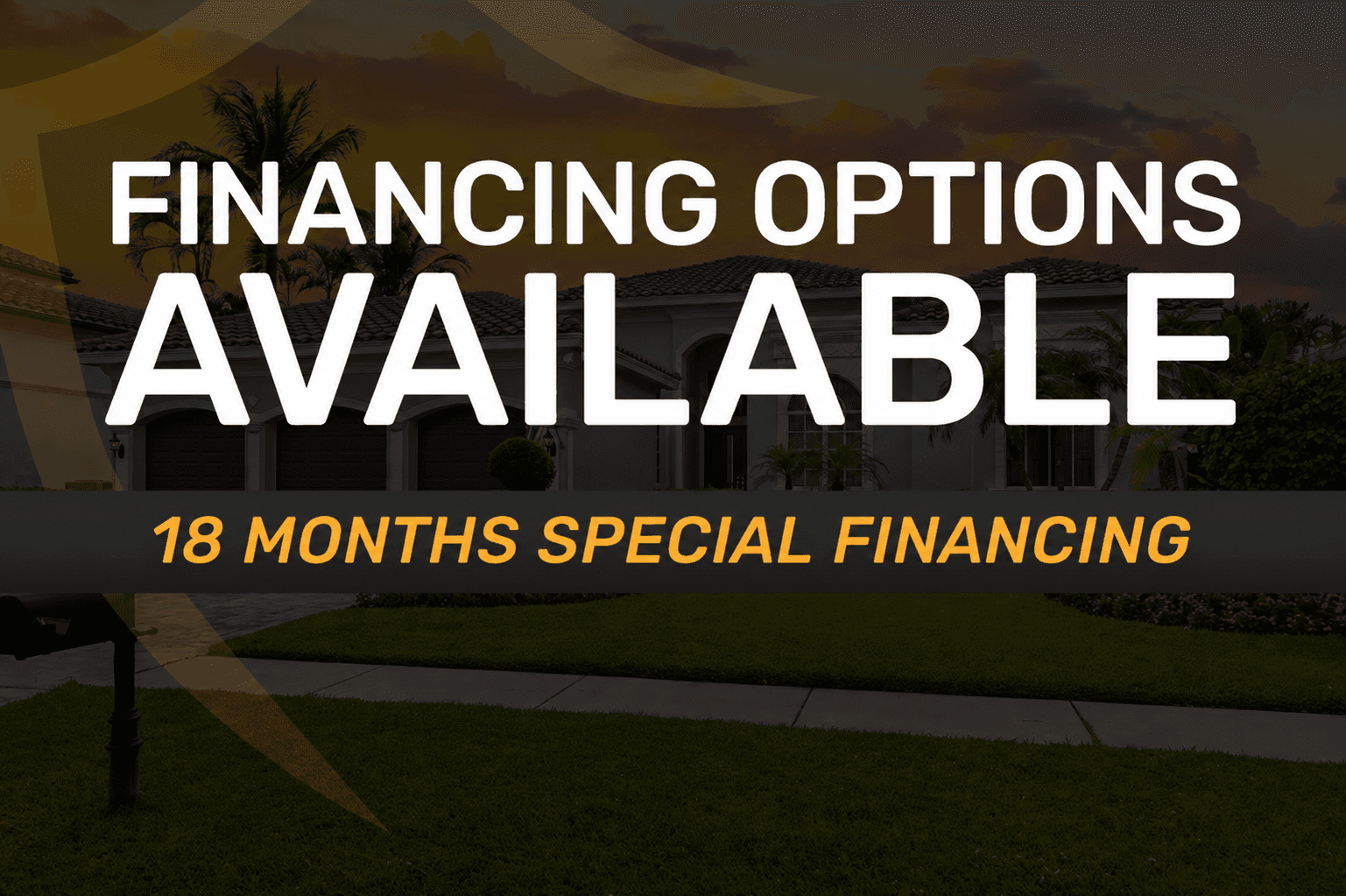 Financing Available