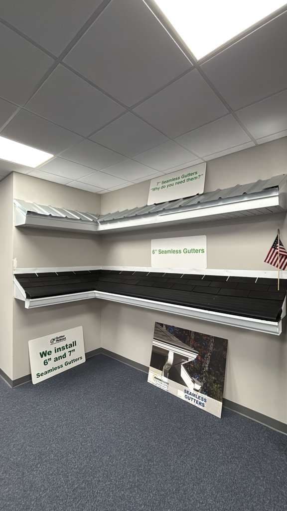 ArmorGuard Exteriors Showroom Gutters